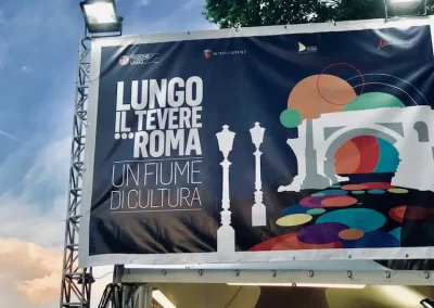 lungo il tevere allestimenti e gazebo roma 2022