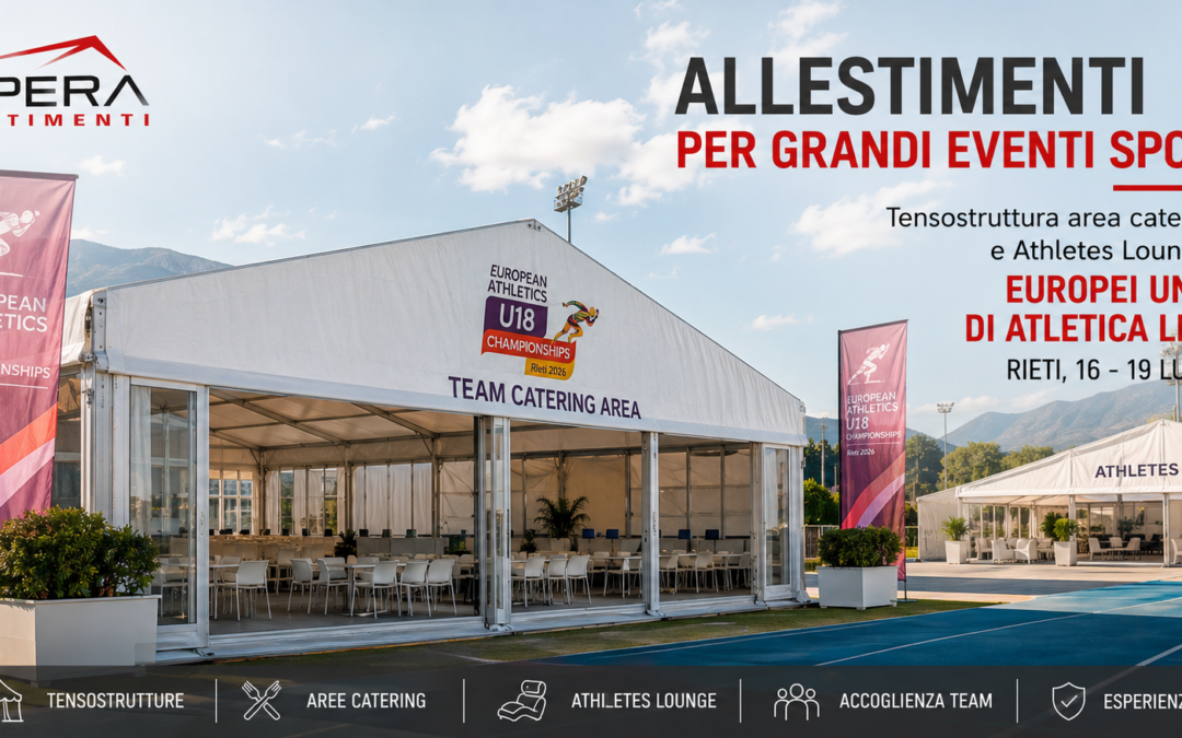 allestimenti per eventi sportivi
