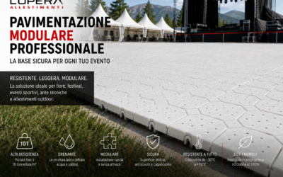 Noleggio pavimentazione modulare professionale per eventi: la base sicura per ogni allestimento